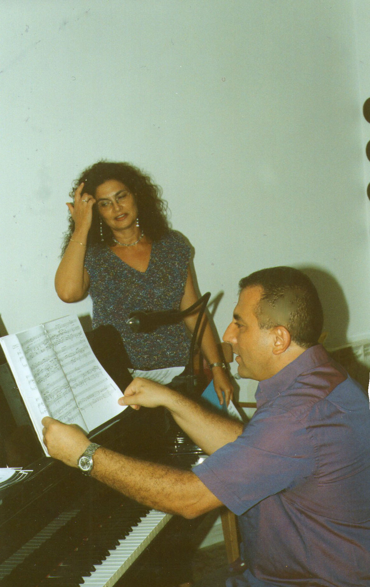 Giulio De Luca con il mezzosoprano Chiarastella Onorati
