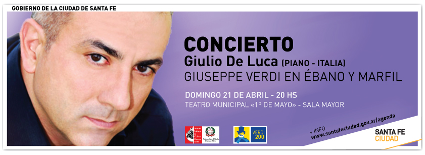 Giulio De Luca in concerto a Santa Fe nel 2013